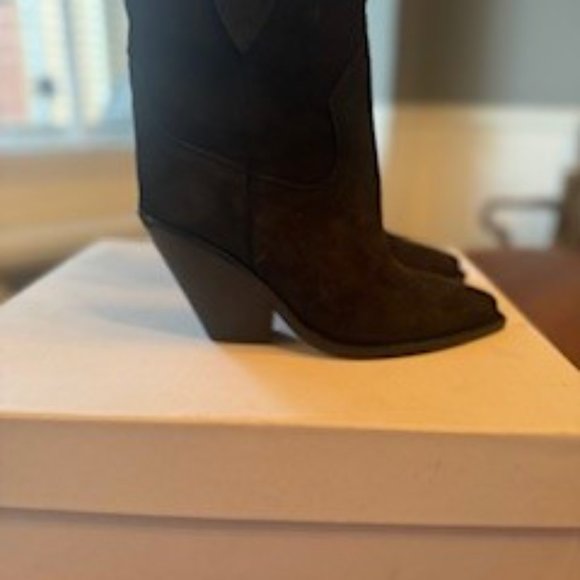ISABEL MARANT SUEDE BOOTS - Picture 3 of 7